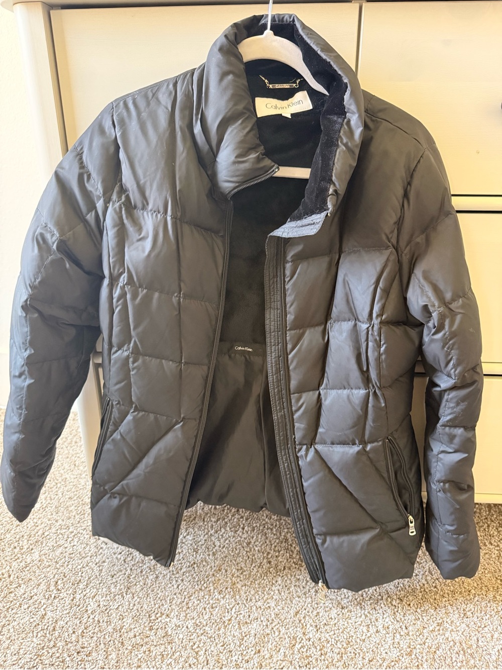 Calvin Klein Black Quilted Puffer Jacket